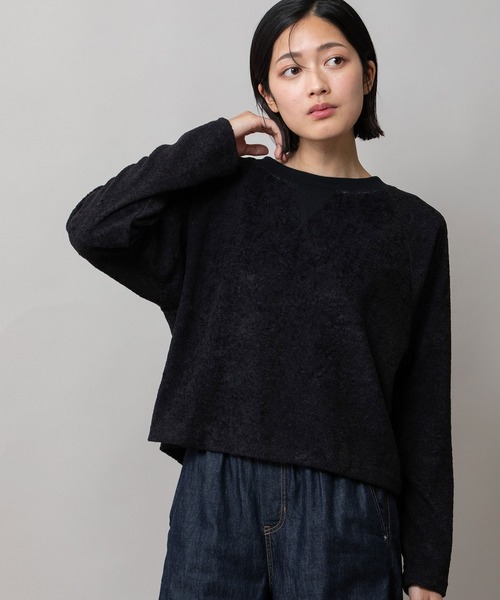 Munich（ミューニック）の「チンチララグランスリーブプルオーバー（Tシャツ/カットソー・レディース・キャメル/ブラック/アイボリー・FREE）」の12枚目の写真