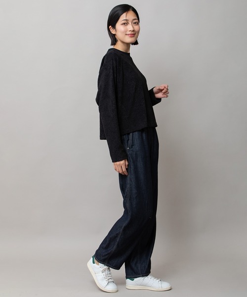 Munich（ミューニック）の「チンチララグランスリーブプルオーバー（Tシャツ/カットソー・レディース・キャメル/ブラック/アイボリー・FREE）」の15枚目の写真