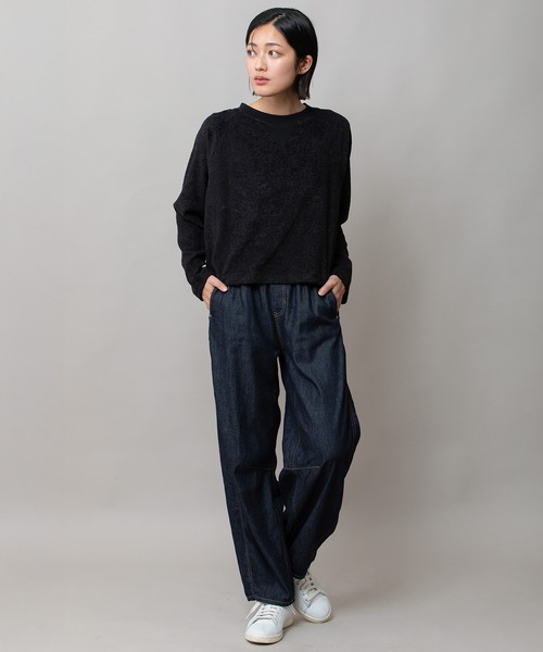 Munich（ミューニック）の「チンチララグランスリーブプルオーバー（Tシャツ/カットソー・レディース・キャメル/ブラック/アイボリー・FREE）」の16枚目の写真