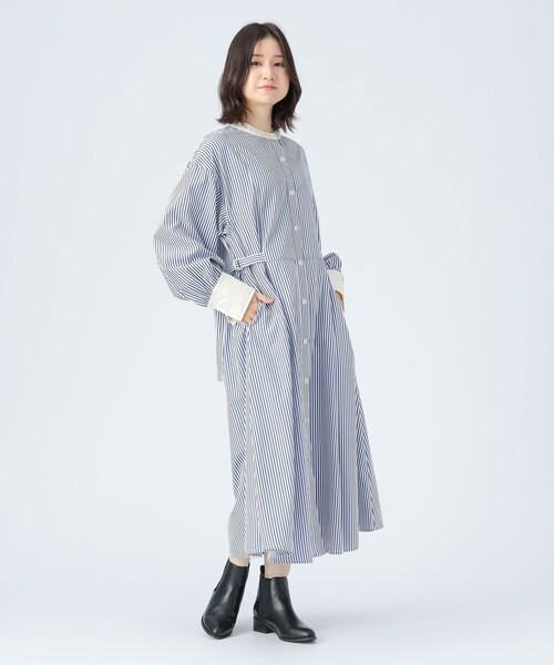 セール】クレリック ベルト シャツワンピース（ワンピース）｜BEAMS