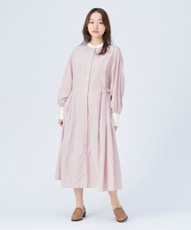BEAMS HEART（ビームスハート）の「クレリック ベルト シャツワンピース（ワンピース）」