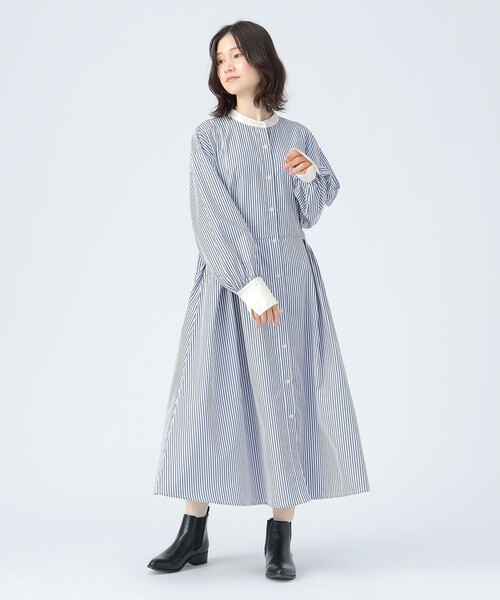 セール】クレリック ベルト シャツワンピース（ワンピース）｜BEAMS