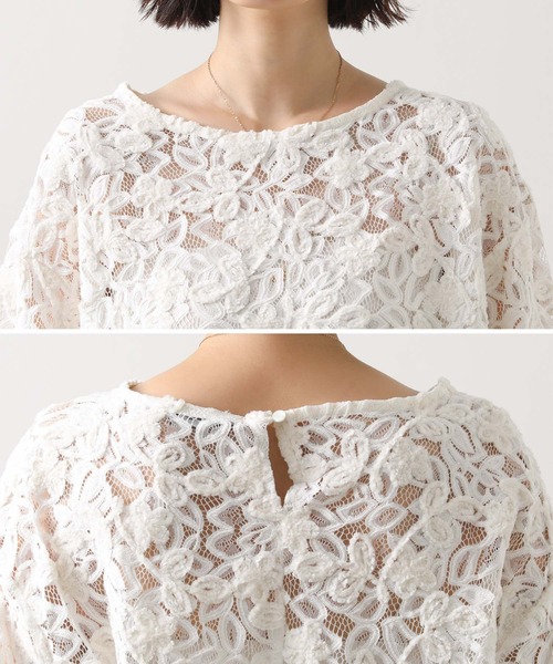 セール】フラワーモールレースブラウス（シャツ/ブラウス）｜Gready