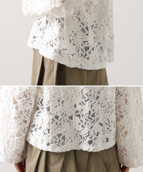 セール】フラワーモールレースブラウス（シャツ/ブラウス）｜Gready