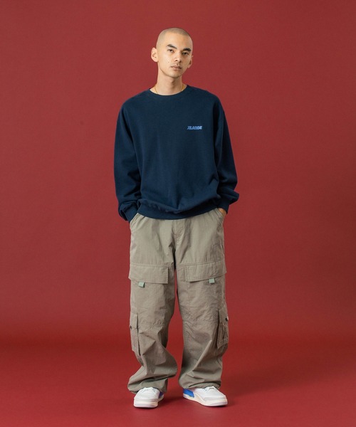 XLARGE（エクストララージ）の「DOUBLE CARGO PANTS（カーゴパンツ・メンズ・オリーブ/ブラック/ブラウン・34inch/32inch/30inch/36inch）」の6枚目の写真