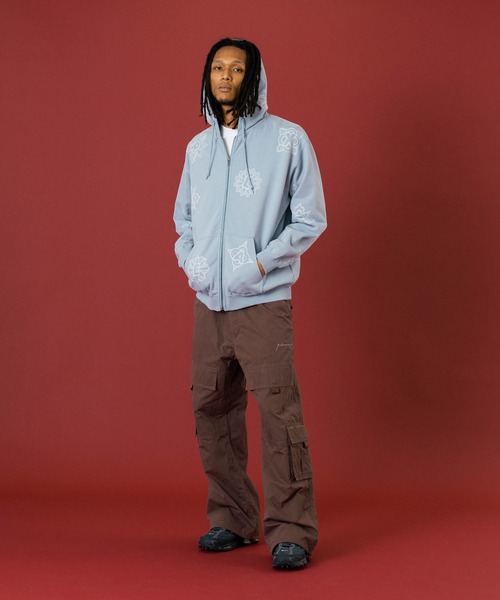 XLARGE（エクストララージ）の「DOUBLE CARGO PANTS（カーゴパンツ・メンズ・オリーブ/ブラック/ブラウン・34inch/32inch/30inch/36inch）」の8枚目の写真