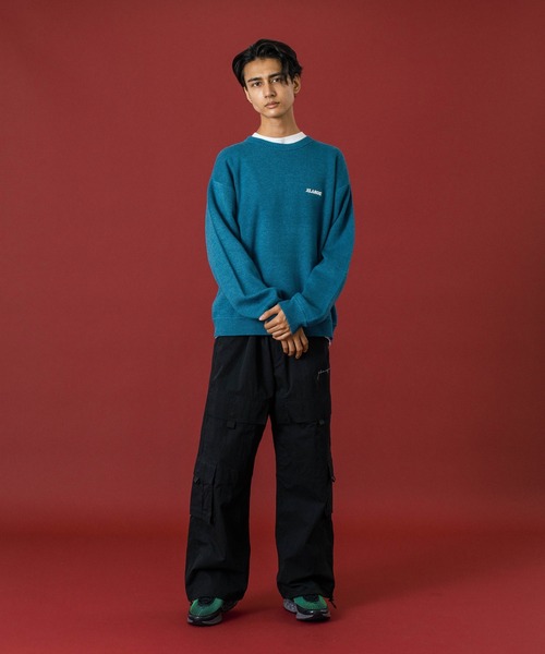 XLARGE（エクストララージ）の「DOUBLE CARGO PANTS（カーゴパンツ・メンズ・オリーブ/ブラック/ブラウン・34inch/32inch/30inch/36inch）」の14枚目の写真