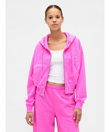 ミルキーベア パーカー ピンク OUTLET】40%OFF SALE PINKHUNT ビッグシルエット2ラインZIP