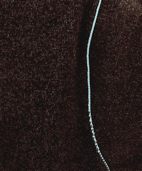 THE SHOP TK （ザ ショップ ティーケー ）の「【包み込まれるような柔らかさ】配色モールニット 洗濯機OK（ニット/セーター・メンズ・オフホワイト/レンガ/ダークブラウン/ブラック・04/03/02）」の16枚目の写真