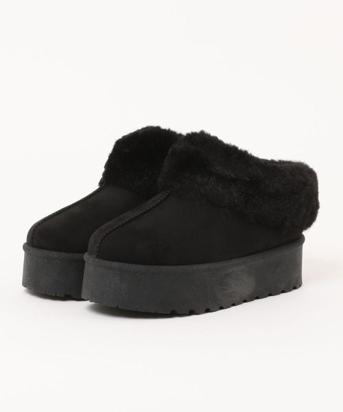 Ambre Neige(アンブルネージュ)の「fake mouton boots / フェイクムートンブーツ(ブーツ・レディース・アイボリー/ブラック/キャメル・MEDIUM/LARGE)」の20枚目の写真