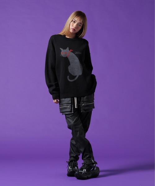 セール】【WEB&DEPOT限定】DankeSchon/ダンケシェーン/W Jacquard CAT