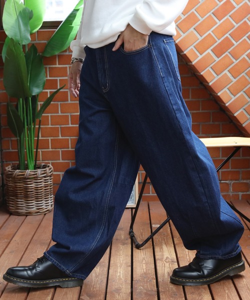 ８(eight)（エイト）の「デニムバルーンパンツ（デニムパンツ・メンズ・インディゴブルー/ブルー系その他/ブルー・MEDIUM/XX-LARGE/X-LARGE/LARGE）」の16枚目の写真