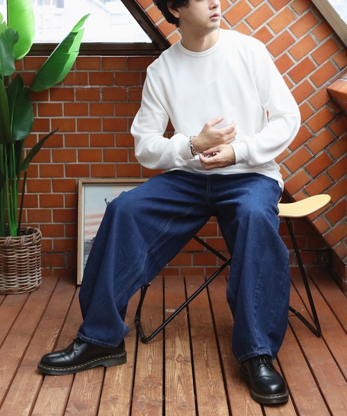 ８(eight)（エイト）の「デニムバルーンパンツ（デニムパンツ・メンズ・インディゴブルー/ブルー系その他/ブルー・MEDIUM/XX-LARGE/X-LARGE/LARGE）」の15枚目の写真