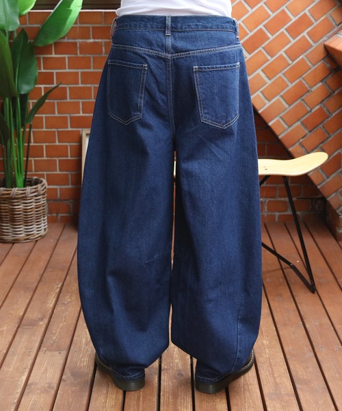 ８(eight)（エイト）の「デニムバルーンパンツ（デニムパンツ・メンズ・インディゴブルー/ブルー系その他/ブルー・MEDIUM/XX-LARGE/X-LARGE/LARGE）」の18枚目の写真