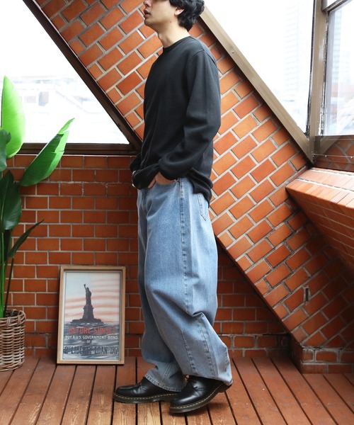 ８(eight)（エイト）の「デニムバルーンパンツ（デニムパンツ・メンズ・インディゴブルー/ブルー系その他/ブルー・MEDIUM/XX-LARGE/X-LARGE/LARGE）」の8枚目の写真