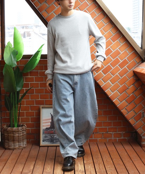 ８(eight)（エイト）の「デニムバルーンパンツ（デニムパンツ・メンズ・インディゴブルー/ブルー系その他/ブルー・MEDIUM/XX-LARGE/X-LARGE/LARGE）」の6枚目の写真