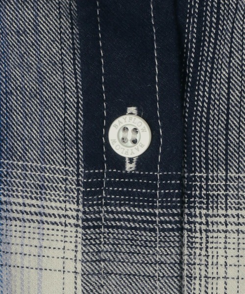 BAYFLOW(ベイフロー)の「ネルチェックシャツ(シャツ/ブラウス・レディース・ブラック/ベージュ/ネイビー・FREE)」の15枚目の写真