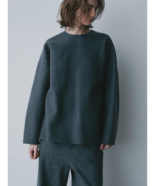 HER.（ハー）の「メルトンリバープルオーバー（Tシャツ/カットソー・レディース・ブラック/チャコールグレー/オフホワイト・フリー）」の20枚目の写真