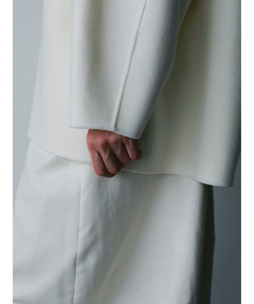 HER.（ハー）の「メルトンリバープルオーバー（Tシャツ/カットソー・レディース・ブラック/チャコールグレー/オフホワイト・フリー）」の7枚目の写真