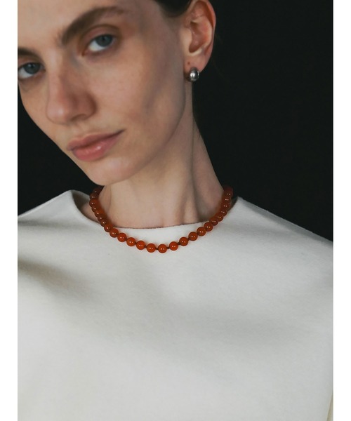 HER.（ハー）の「メルトンリバープルオーバー（Tシャツ/カットソー・レディース・ブラック/チャコールグレー/オフホワイト・フリー）」の9枚目の写真