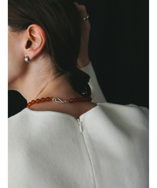 HER.（ハー）の「メルトンリバープルオーバー（Tシャツ/カットソー・レディース・ブラック/チャコールグレー/オフホワイト・フリー）」の10枚目の写真