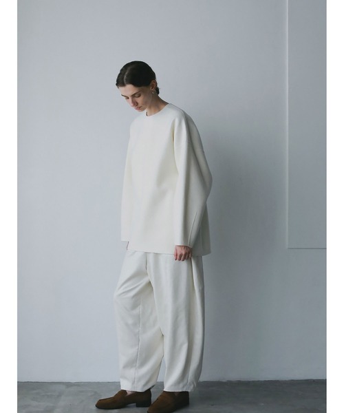 HER.（ハー）の「メルトンリバープルオーバー（Tシャツ/カットソー・レディース・ブラック/チャコールグレー/オフホワイト・フリー）」の12枚目の写真