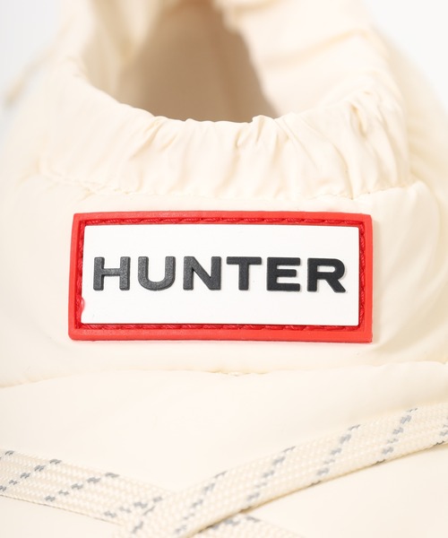 HUNTER（ハンター）の「HUNTER ハンター グリップ パフ レース スリッポン トレーナー（ブーツ・レディース・オフホワイト/ブラック・25cm/24cm/23cm）」の22枚目の写真