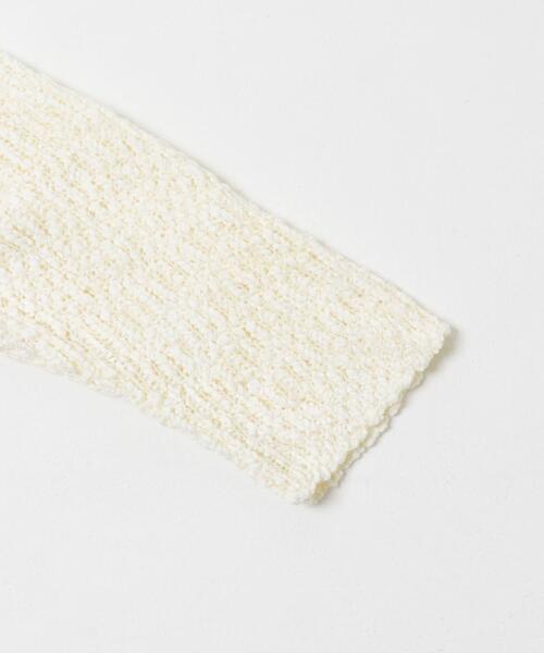 SENSE OF PLACE by URBAN RESEARCH(センスオブプレイスバイアーバンリサーチ)の「ポコポコルーズセーター(ニット/セーター・レディース・ブラック/アイボリー/レッド・ONE)」の11枚目の写真