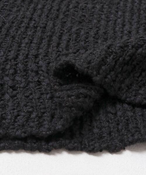 SENSE OF PLACE by URBAN RESEARCH(センスオブプレイスバイアーバンリサーチ)の「ポコポコルーズセーター(ニット/セーター・レディース・ブラック/アイボリー/レッド・ONE)」の22枚目の写真