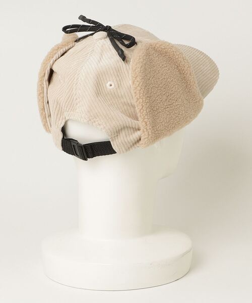 Columbia（コロンビア）の「コロンビア  ケンドリックパークファーフラップキャップ（キャップ・メンズ・グリーン/アイボリー/ブラック・ﾌﾘ-）」の4枚目の写真