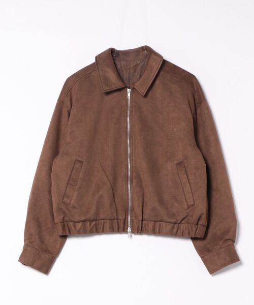 STYLEBLOCK（スタイルブロック）の「フェイクスウェードWジップブルゾン（その他アウター・レディース・ブラウン/ベージュ/グレイッシュベージュ・M）」の6枚目の写真