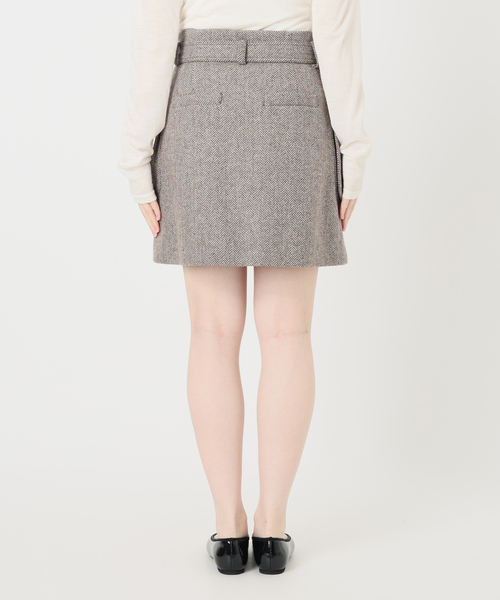 セール】IENA LA BOUCLE ヘリンボーンミニスカート（スカート）｜IENA
