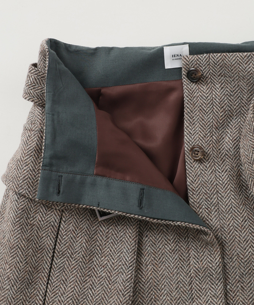 セール】IENA LA BOUCLE ヘリンボーンミニスカート（スカート）｜IENA