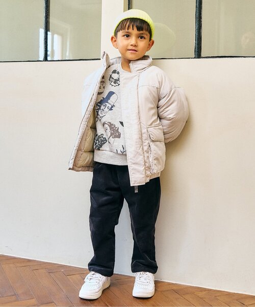 F.O.KIDS（エフオーキッズ）の「【ジュニア対応】3色3柄総柄トレーナー（スウェット・キッズ・アイボリー/グレー/イエロー・80/90/100/110/120/130/140）」の8枚目の写真