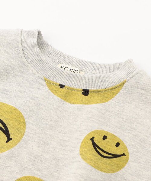 F.O.KIDS（エフオーキッズ）の「【ジュニア対応】3色3柄総柄トレーナー（スウェット・キッズ・アイボリー/グレー/イエロー・80/90/100/110/120/130/140）」の11枚目の写真