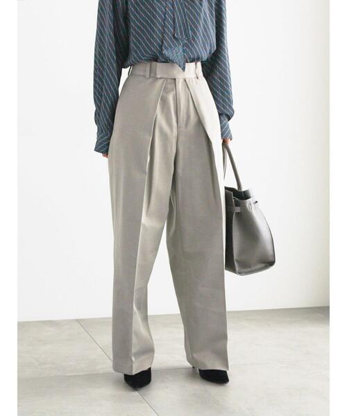 セール】シャイニーワイドスラックス（その他パンツ）｜Te chichi