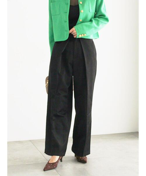 Te chichi（テチチ）の「シャイニーワイドスラックス（その他パンツ・レディース・ブラック/グレー・F）」の15枚目の写真