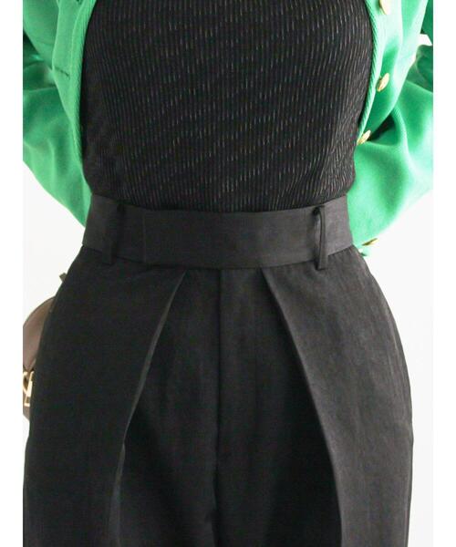 Te chichi（テチチ）の「シャイニーワイドスラックス（その他パンツ・レディース・ブラック/グレー・F）」の18枚目の写真