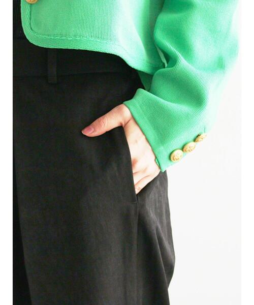 Te chichi（テチチ）の「シャイニーワイドスラックス（その他パンツ・レディース・ブラック/グレー・F）」の20枚目の写真