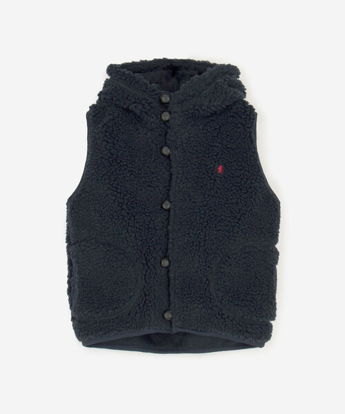 GYMPHLEX(ジムフレックス)の「Gymphlex | キッズ ボアベスト(その他アウター・キッズ・アイボリー/ダークグレー/ネイビー・125/115/135)」の3枚目の写真