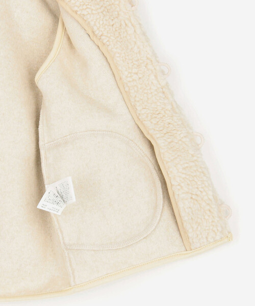 GYMPHLEX(ジムフレックス)の「Gymphlex | キッズ ボアベスト(その他アウター・キッズ・アイボリー/ダークグレー/ネイビー・125/115/135)」の10枚目の写真