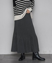 MAYSON GREY | スウェードライク消しプリーツスカート≪手洗い可能≫(スカート)