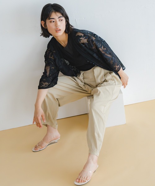 WHYTO.(ホワイト)の「「WHYTO. / ホワイト」タックバレルパンツ(その他パンツ・レディース・ベージュ/ブラック/オフホワイト・36/38)」の17枚目の写真