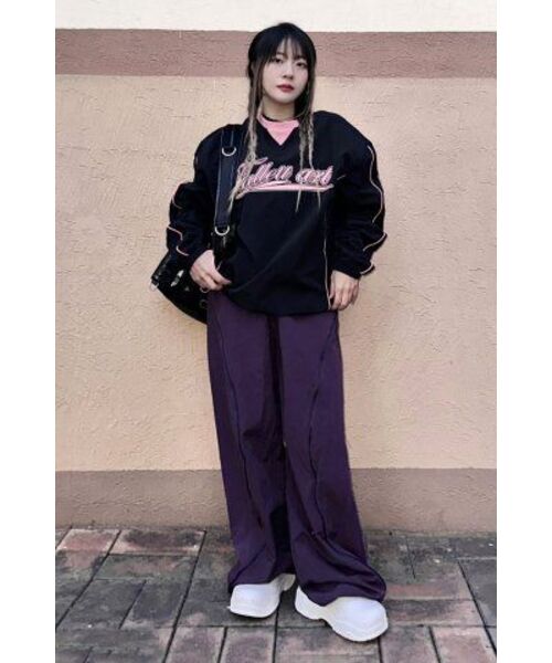 Fallett（ファレット）の「アートクラブパイピングナイロンプルオーバーブラック（スウェット・レディース・その他・LARGE/X-LARGE/SMALL/MEDIUM）」の15枚目の写真