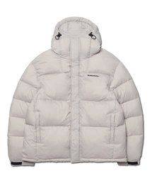 HESTIA HOODED DUCK DOWN - WARM GRAY