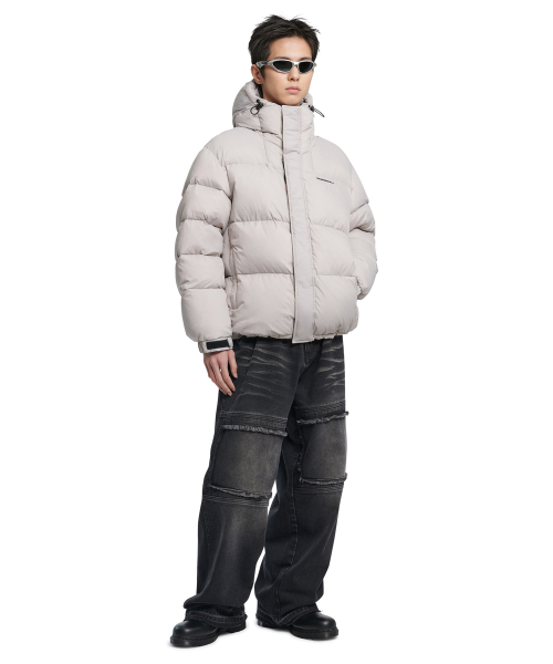 NOMANUAL(NOMANUAL)の「HESTIA HOODED DUCK DOWN - WARM GRAY(ダウンジャケット/コート・レディース・その他・X-LARGE/SMALL/MEDIUM/LARGE)」の3枚目の写真