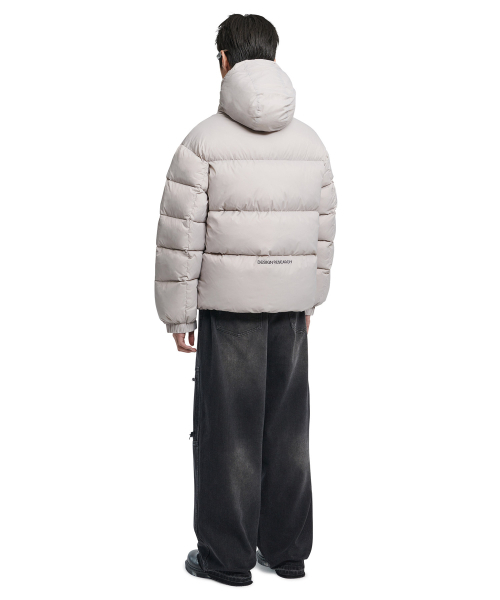 NOMANUAL(NOMANUAL)の「HESTIA HOODED DUCK DOWN - WARM GRAY(ダウンジャケット/コート・レディース・その他・X-LARGE/SMALL/MEDIUM/LARGE)」の4枚目の写真