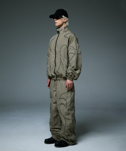 LIBERE（リベーレ）の「LIBERE リベーレ / WESTERN FLAME TRACK JACKET セットアップウエスタンフレイムトラックジャケット ジャージ / 255107-255108（ブルゾン・メンズ・ブラック/ベージュ・SMALL/LARGE）」の11枚目の写真