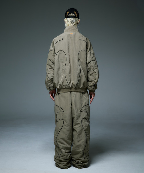 LIBERE（リベーレ）の「LIBERE リベーレ / WESTERN FLAME TRACK JACKET セットアップウエスタンフレイムトラックジャケット ジャージ / 255107-255108（ブルゾン・メンズ・ブラック/ベージュ・SMALL/LARGE）」の12枚目の写真