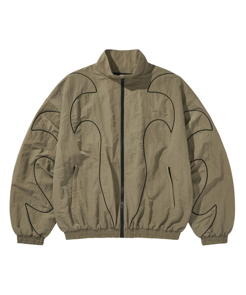 LIBERE（リベーレ）の「LIBERE リベーレ / WESTERN FLAME TRACK JACKET セットアップウエスタンフレイムトラックジャケット ジャージ / 255107-255108（ブルゾン・メンズ・ブラック/ベージュ・SMALL/LARGE）」の13枚目の写真